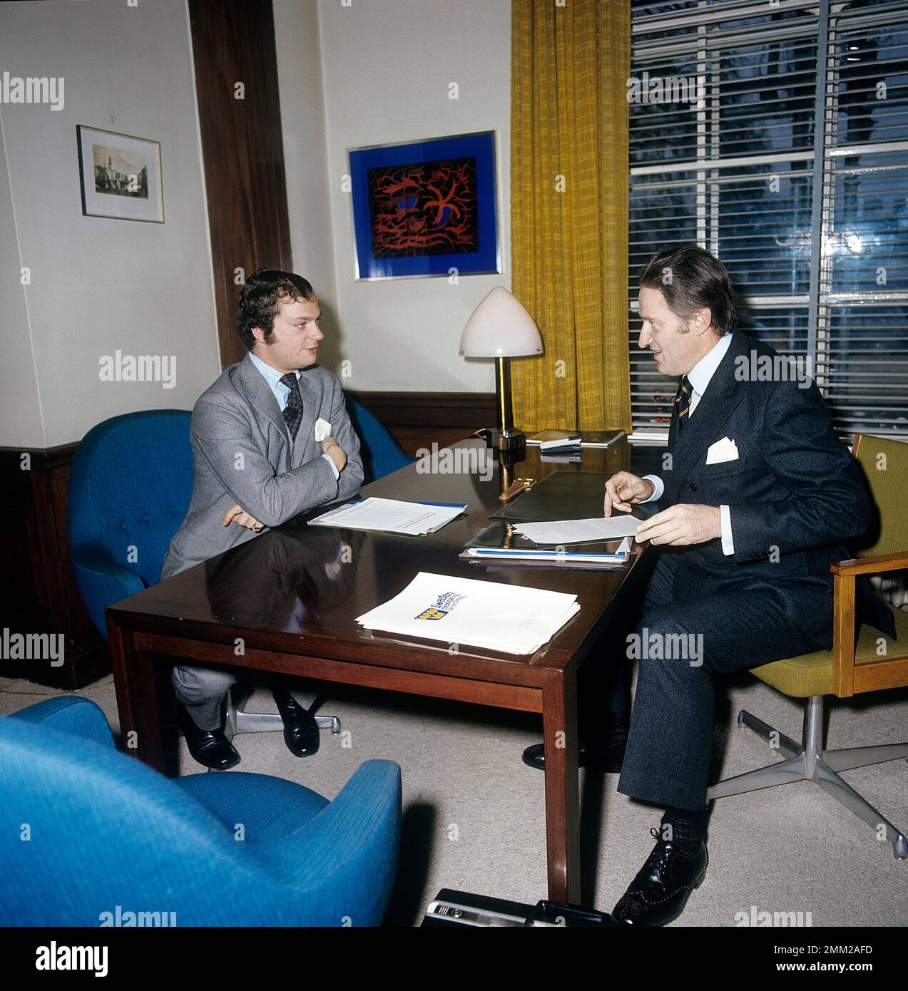 Carl XVI Gustaf, re di Svezia. Nato il 30 aprile 1946. 1972 Foto Stock