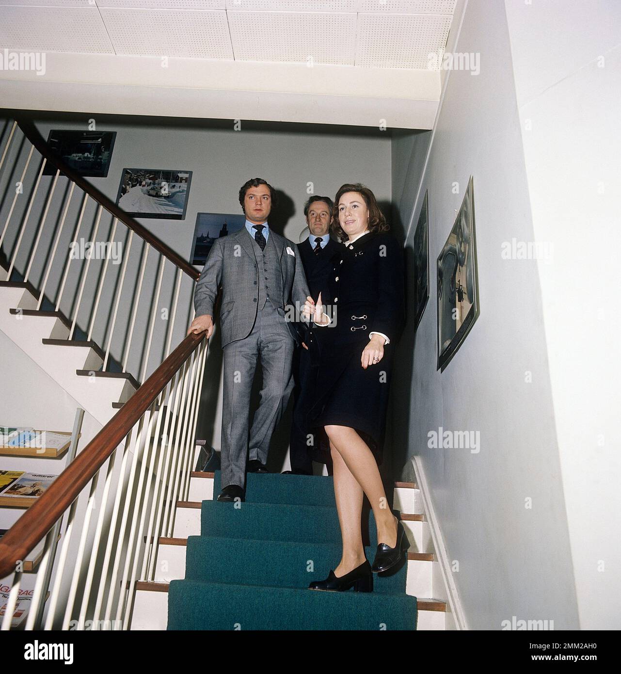 Carl XVI Gustaf, re di Svezia. Nato il 30 aprile 1946. 1972 Foto Stock