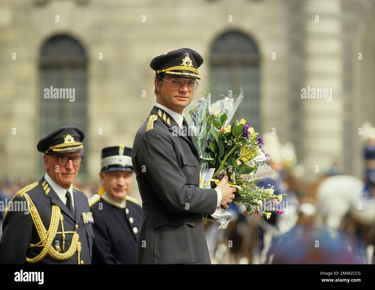 Carl XVI Gustaf, re di Svezia. Nato il 30 aprile 1946. Il re Carlo XVI Gustaf il suo compleanno 30 aprile 1984 Foto Stock