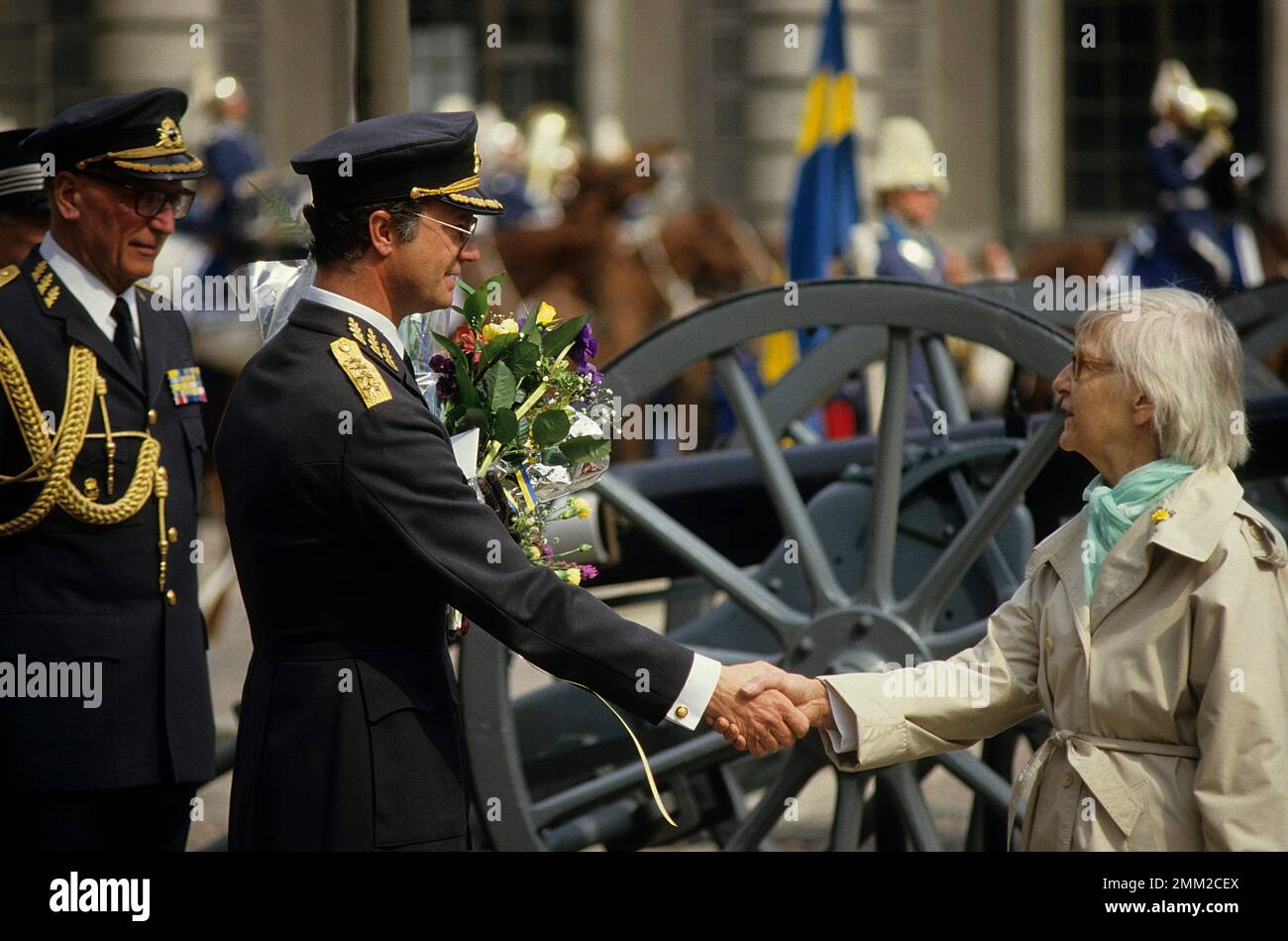 Carl XVI Gustaf, re di Svezia. Nato il 30 aprile 1946. Il re Carlo XVI Gustaf il suo compleanno 30 aprile 1983 Foto Stock