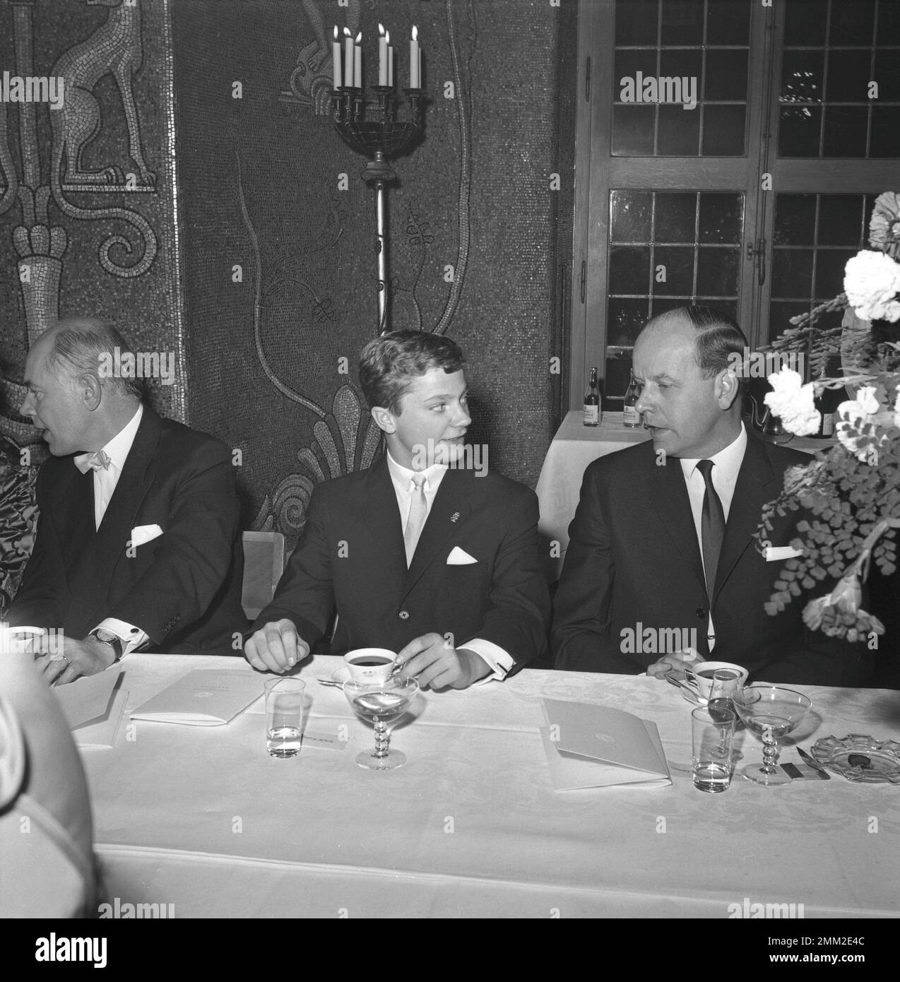 80th° compleanno di re Gustaf VI Adolf 1962. Carl XVI Gustaf Foto Stock