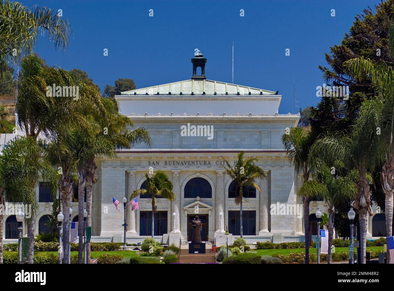 Municipio di Ventura, ex tribunale della contea di Ventura, in stile neoclassico, Ventura, California, USA Foto Stock