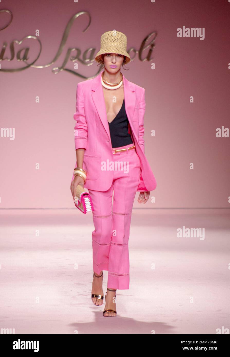 Passerella Luisa Spagnoli Milano Fashion Week 22 Foto Stock