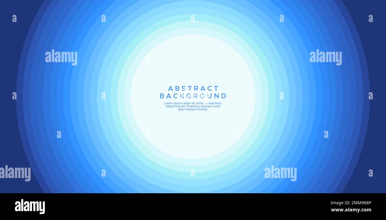 Sfondo astratto blu radiale. Variante blu linee sfondo astratto. Illustrazione Vettoriale