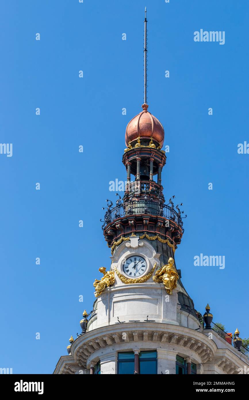 Palacio de la Equitativa, Four Seasons Hotel, Madrid, capitale, Spagna Foto Stock