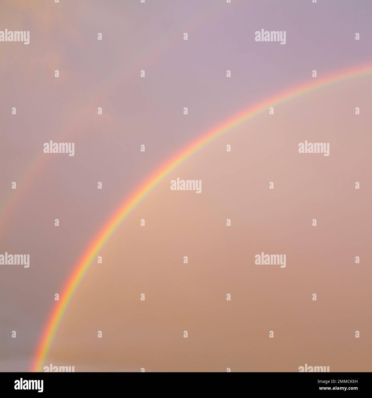 Washington, Pacifico nord-ovest luce naturale arcobaleno. Foto Stock