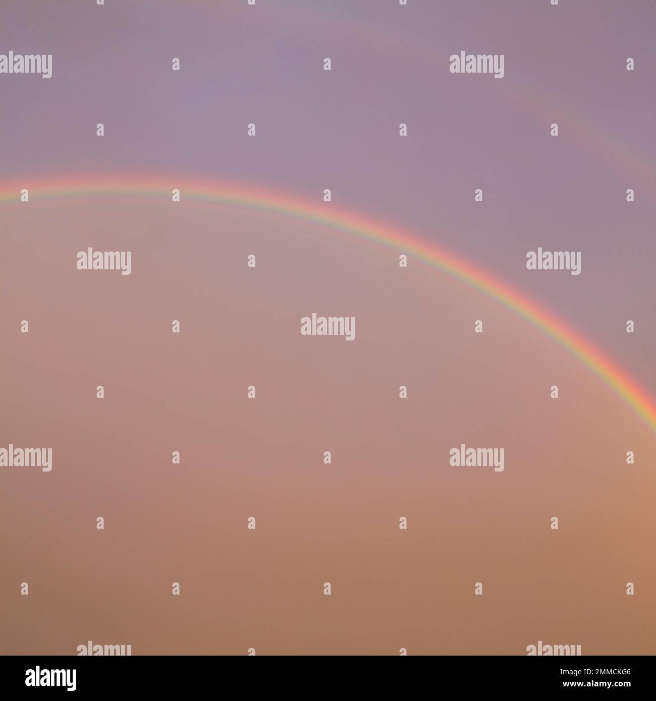 Washington, Pacifico nord-ovest luce naturale arcobaleno. Foto Stock