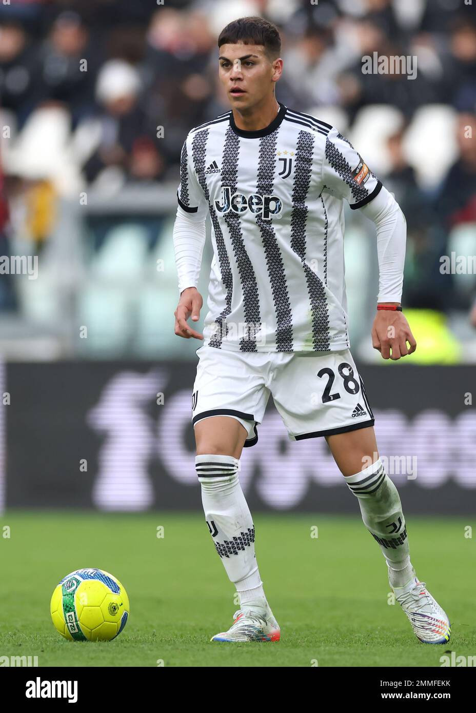 Torino, 27th novembre 2022. Enzo Alan Tomas Barrenchea di Juventus durante la Serie C allo Stadio Allianz di Torino. L'immagine di credito dovrebbe essere: Jonathan Moskrop / Sportimage Foto Stock
