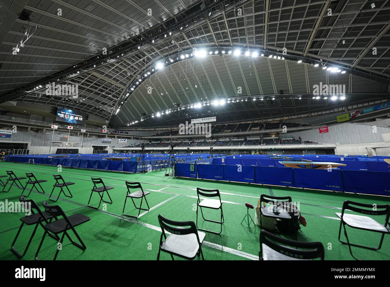 Tokyo, Giappone. 27th Jan, 2023. General view Table Tennis : tutti i Japan Table Tennis Championships 2023 al Tokyo Metropolitan Gymnasium di Tokyo, Giappone . Credit: AFLO SPORT/Alamy Live News Foto Stock