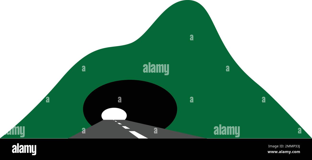 modello vektor con logo tunnel Illustrazione Vettoriale