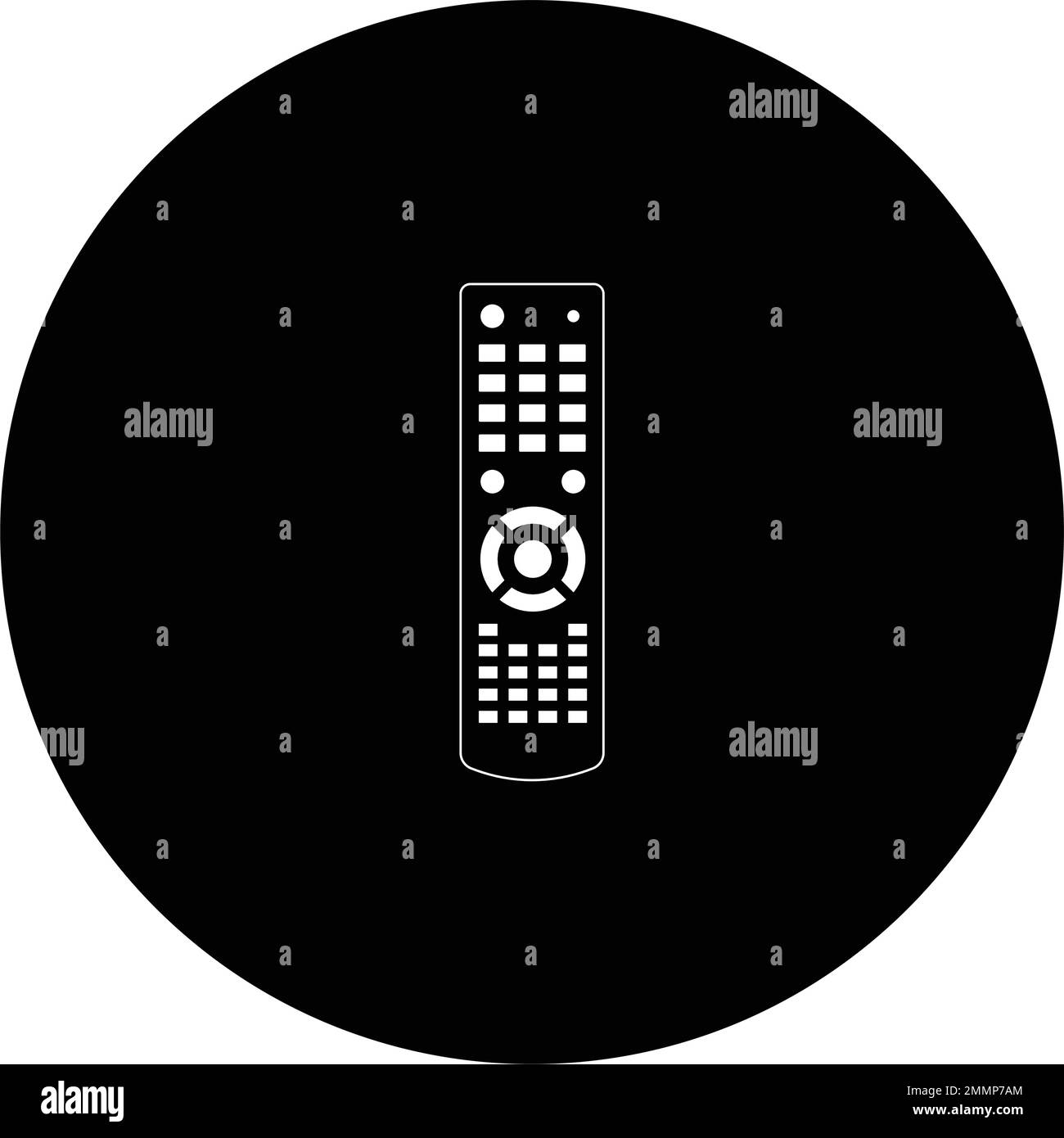 disegno illustrativo del logo del telecomando Illustrazione Vettoriale