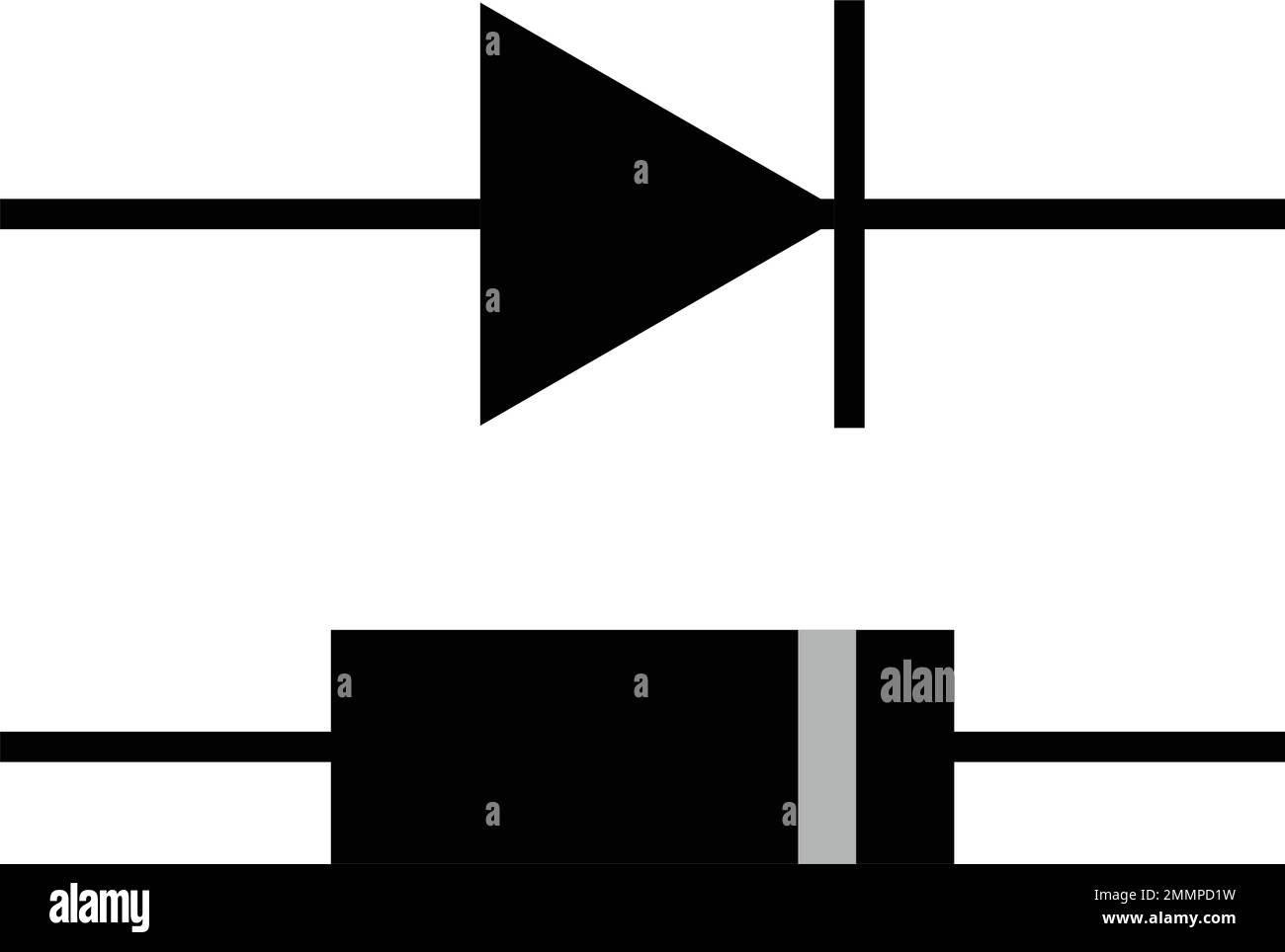 modello vektor con logo a diodo nero Illustrazione Vettoriale