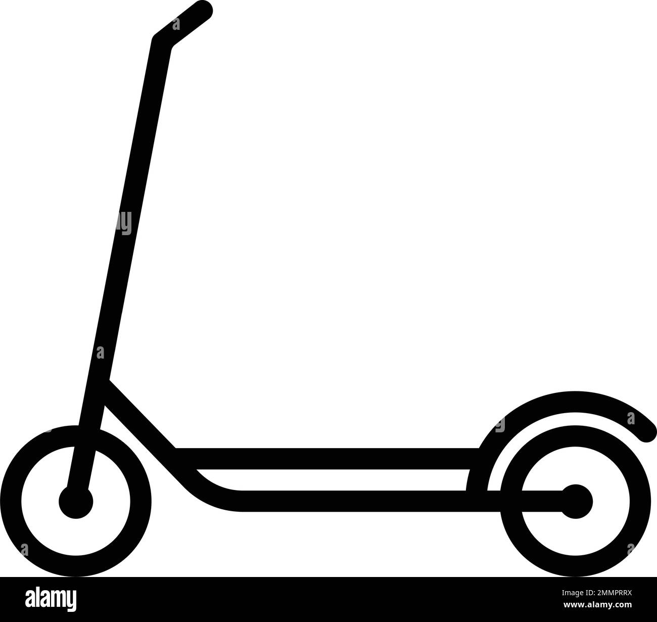 icona scooter simbolo disegno illustrazione modello logo Illustrazione Vettoriale