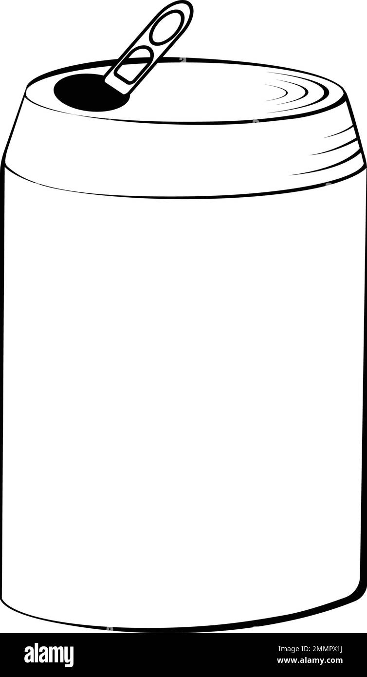 soda può logo stock vektor templae Illustrazione Vettoriale