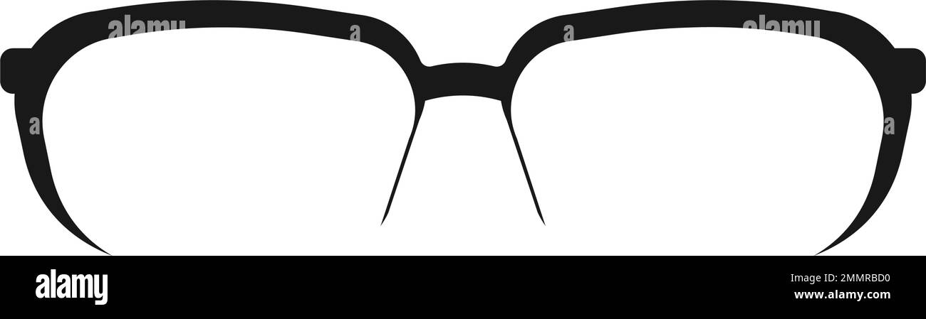 occhiali logo stock modello vektor Illustrazione Vettoriale