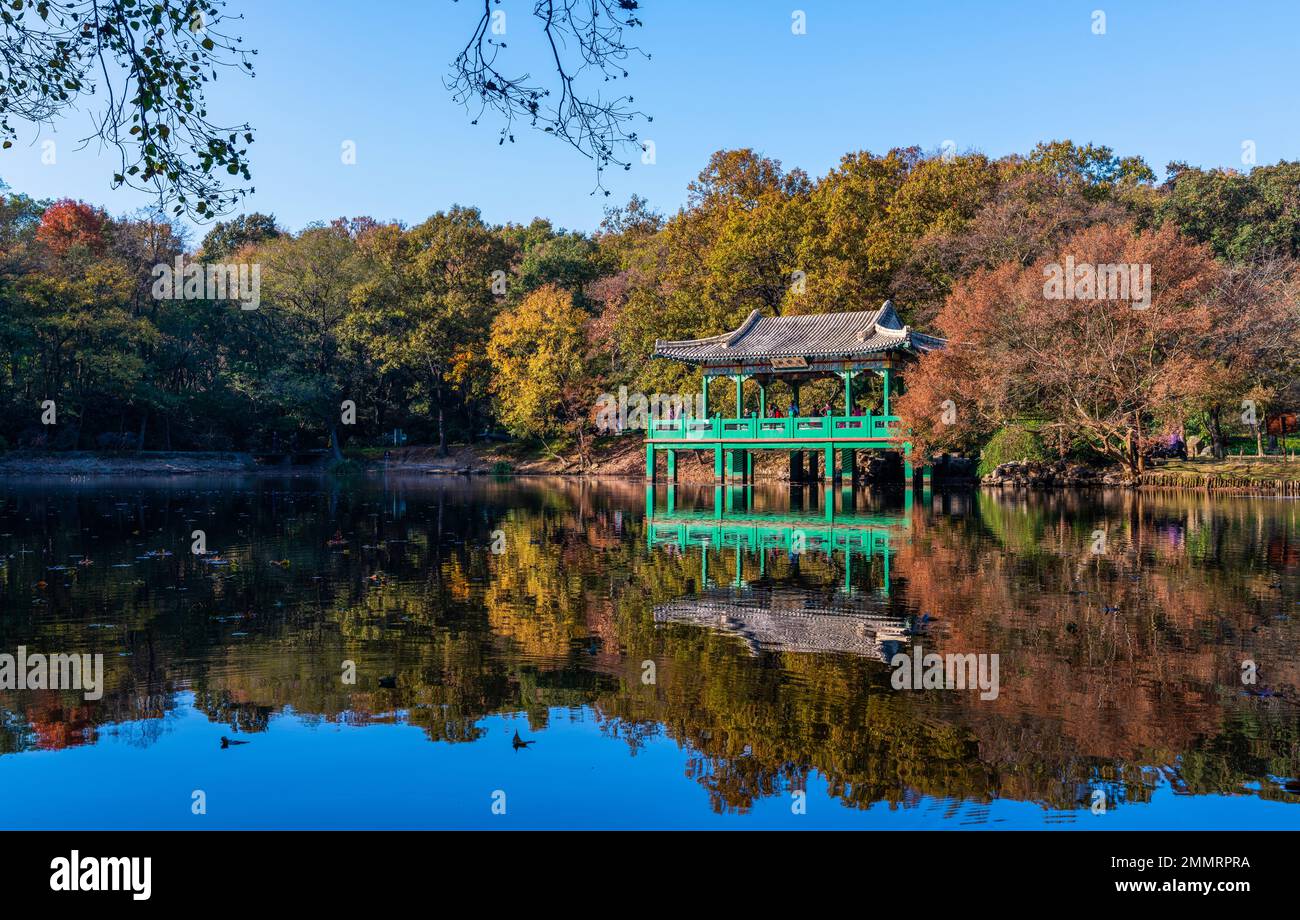 Il mausoleo di Sun yat-sen a Nanjing Foto Stock