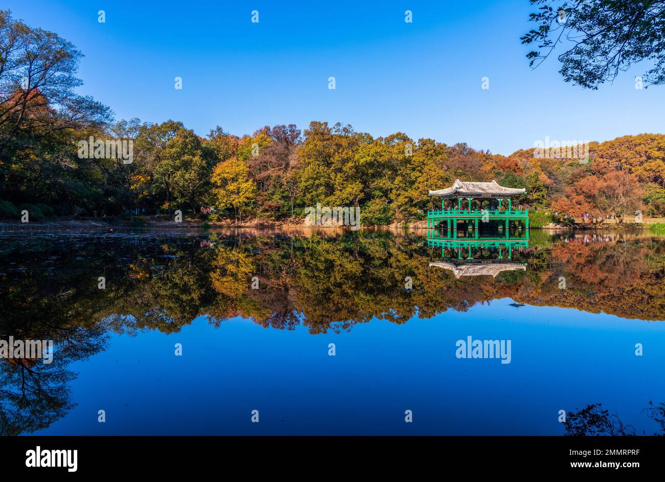 Il mausoleo di Sun yat-sen a Nanjing Foto Stock