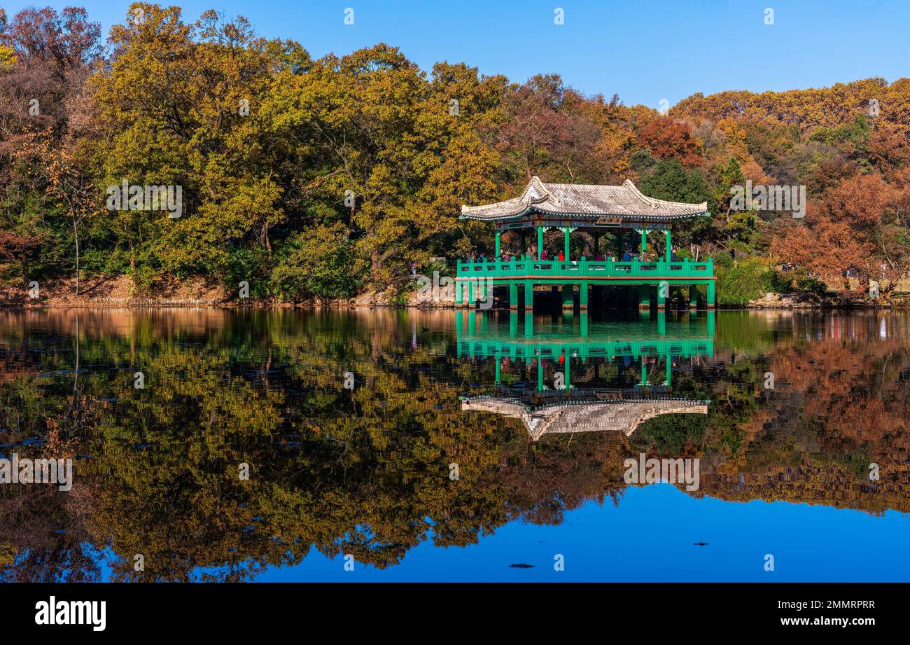 Il mausoleo di Sun yat-sen a Nanjing Foto Stock