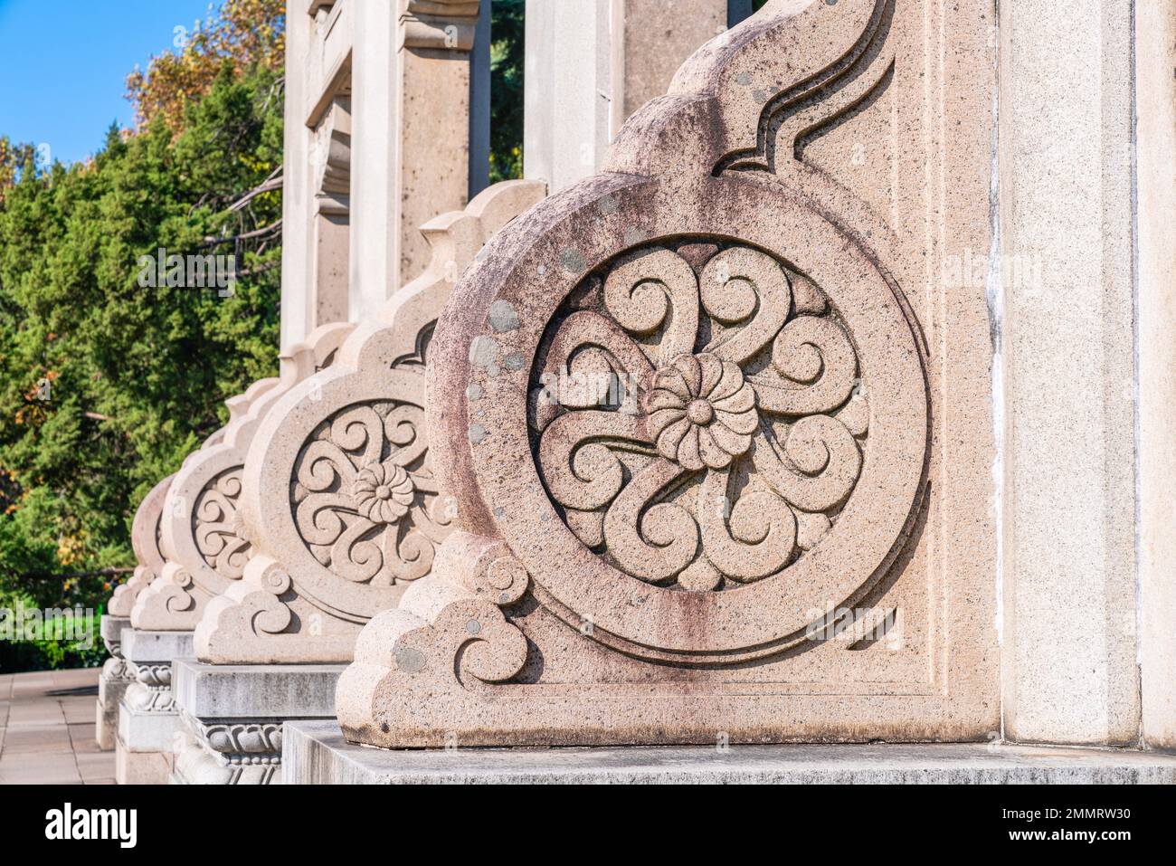 Il mausoleo di Sun yat-sen a Nanjing Foto Stock