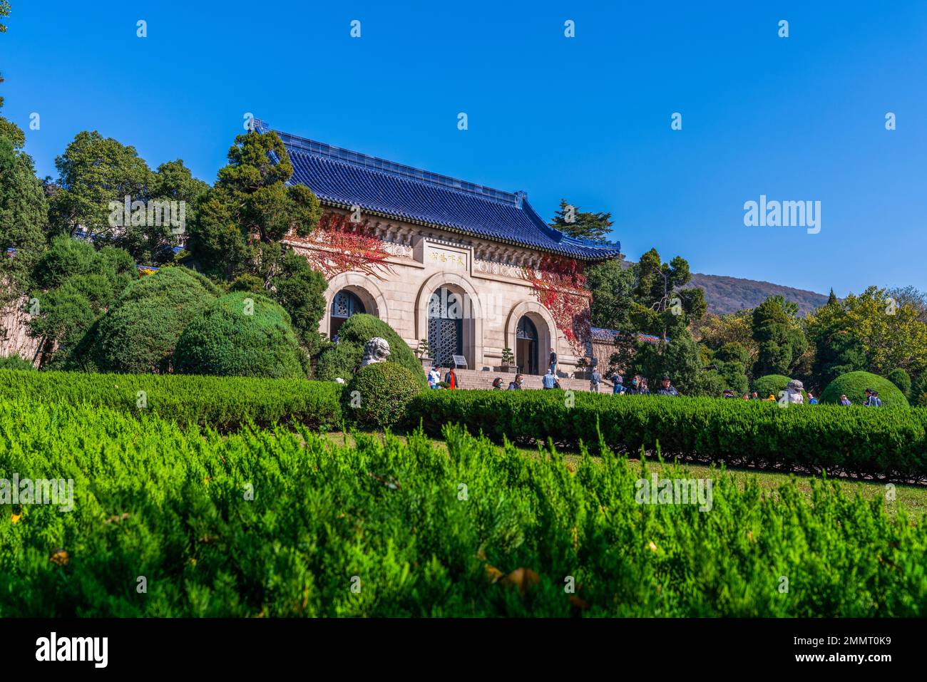 Nanjing sole yat-sen mausoleo porte mausoleo Foto Stock