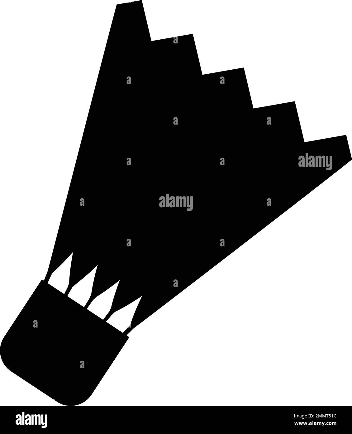 logo di badminton shuttlecock disegno illustrativo vektor Illustrazione Vettoriale