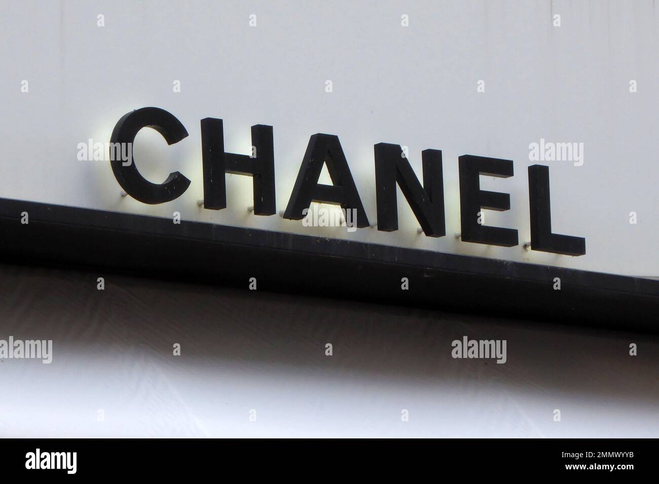 Chanel / Logo / modalità segno Konzern Foto Stock