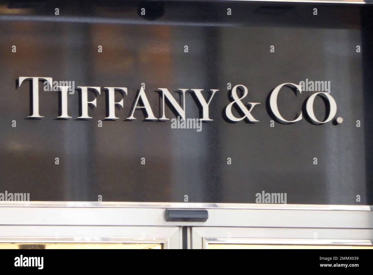 Tiffany & Co. / Logo Foto Stock