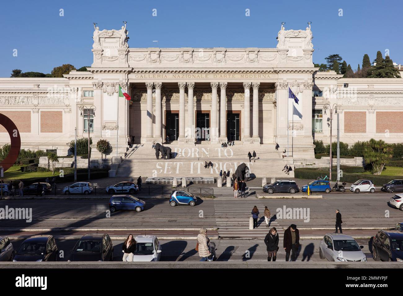 Roma. Italia. GNAM. Galleria Nazionale d'Arte moderna e Contemporanea. Galleria Nazionale di Arte moderna e Contemporanea Foto Stock