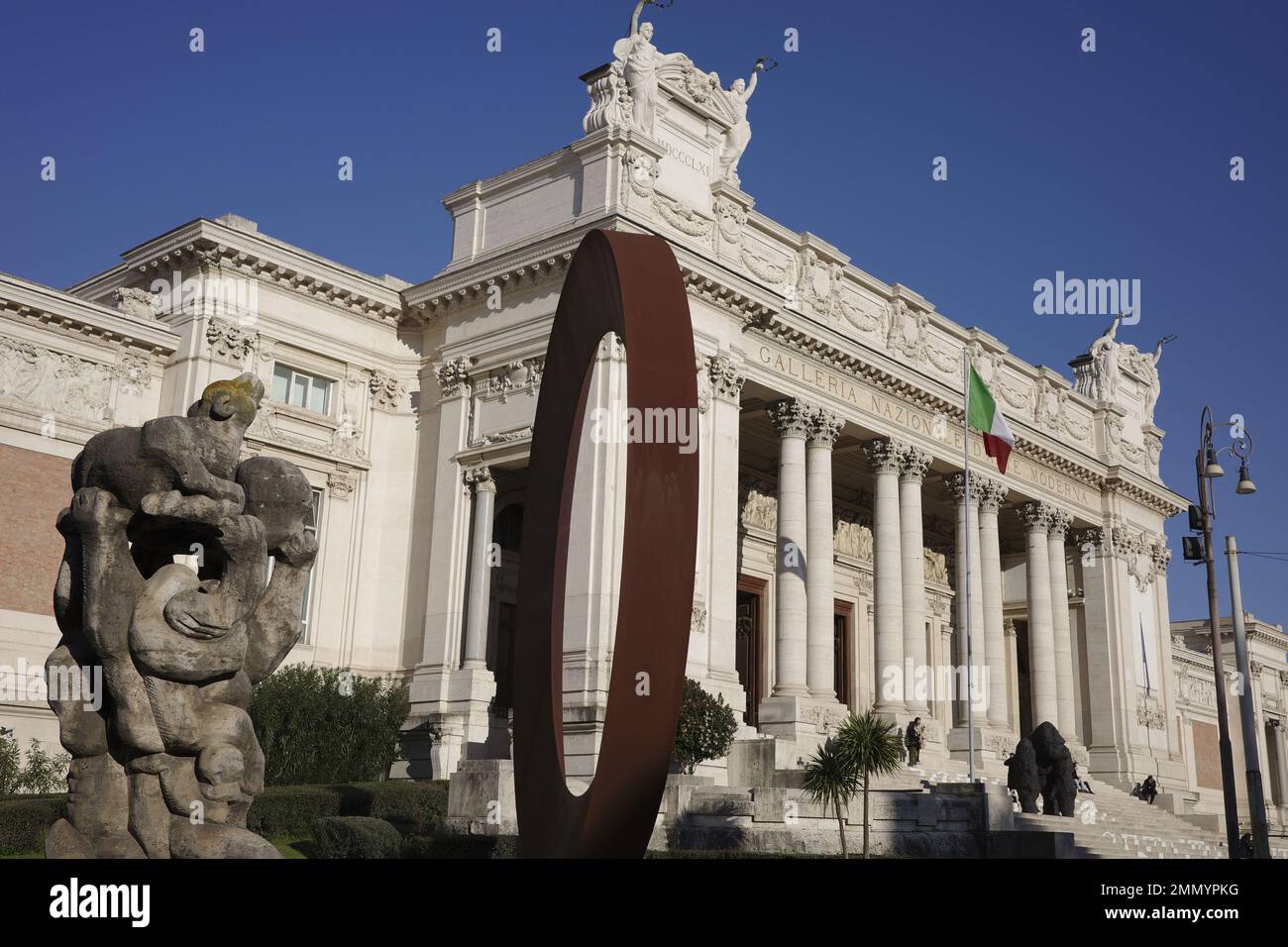 Roma. Italia. GNAM. Galleria Nazionale d'Arte moderna e Contemporanea. Galleria Nazionale di Arte moderna e Contemporanea Foto Stock