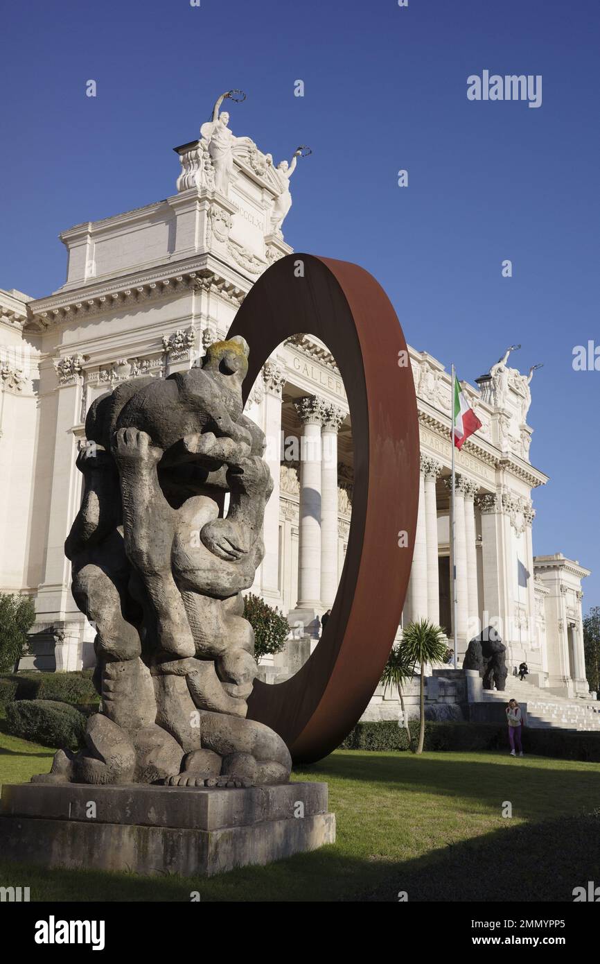 Roma. Italia. GNAM. Galleria Nazionale d'Arte moderna e Contemporanea. Galleria Nazionale di Arte moderna e Contemporanea Foto Stock