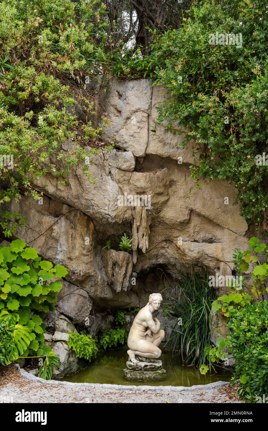 Francia, Alpes-Maritimes, Saint Jean Cap Ferrat, Villa e Giardini Ephrussi de Rothschild Foto Stock