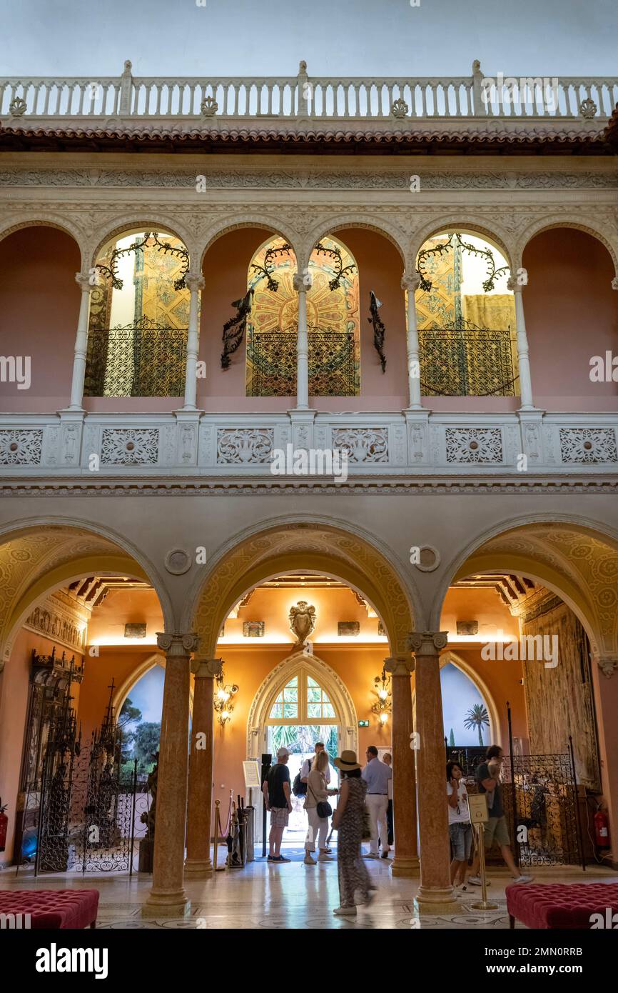 Francia, Alpi Marittime, Saint Jean Cap Ferrat, villa Ephrussi de Rothschild Foto Stock