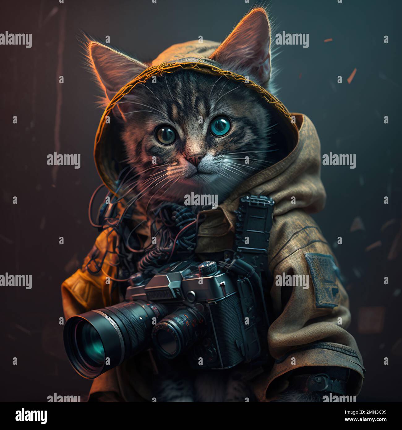 Maschera da gatto cyberpunk immagini e fotografie stock ad alta risoluzione  - Alamy