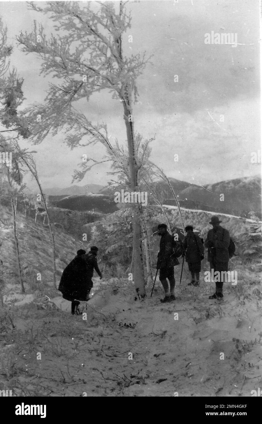 Monte Taburno 1931 Foto Stock