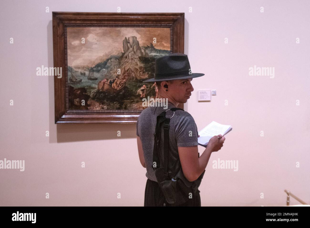 Herri incontrò de Bles: 'L'ultima apparizione di Cristo ai suoi discepoli'. Museo Nacional de Bellas Artes, Buenos Aires, Argentina Foto Stock