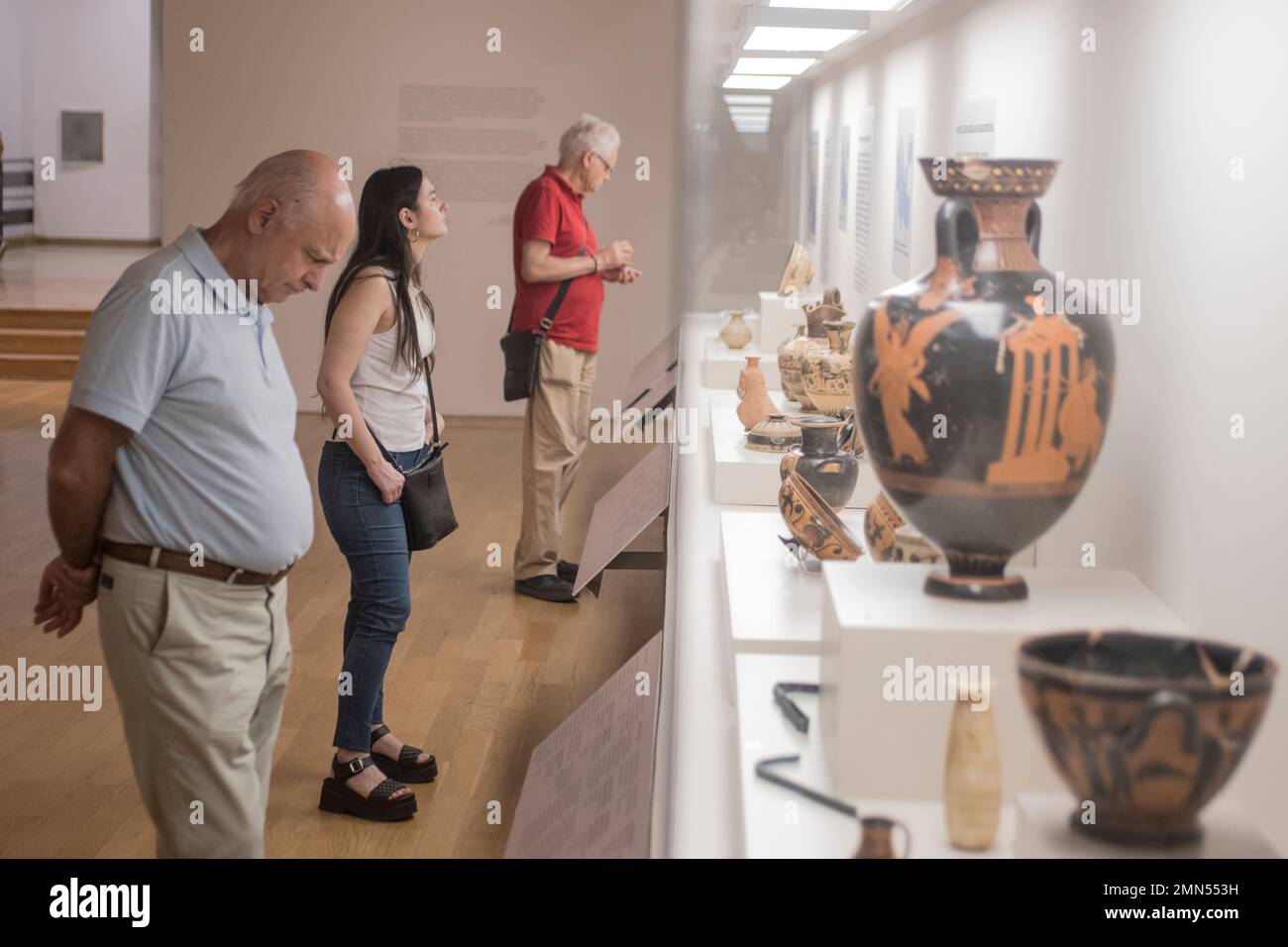 Arte greca, collezione del Museo Archeologico Nazionale di Taranto. Museo Nacional de Bellas Artes, Buenos Aires, Argentina Foto Stock