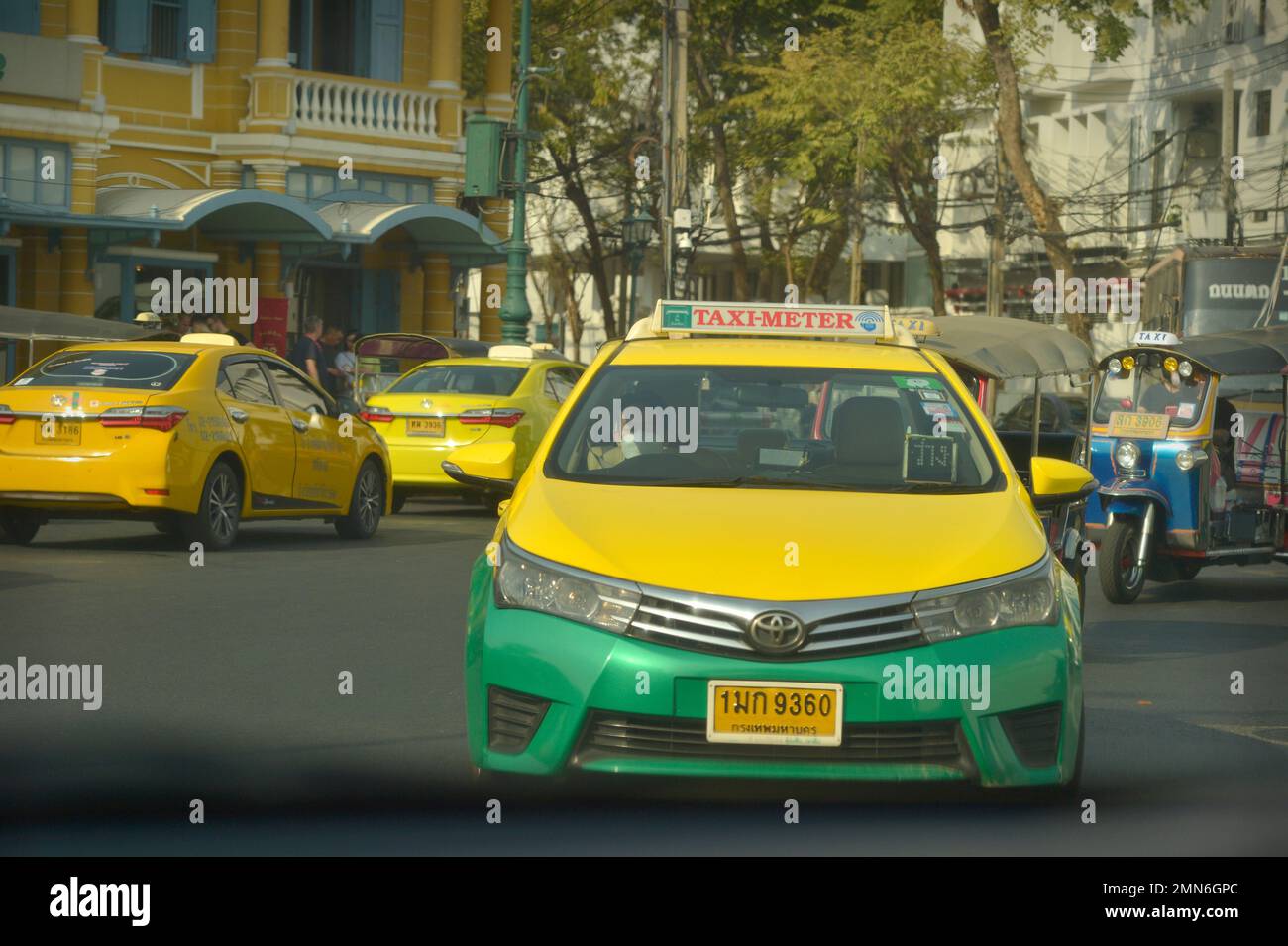 Bangkok Taxi Thailandia Foto Stock