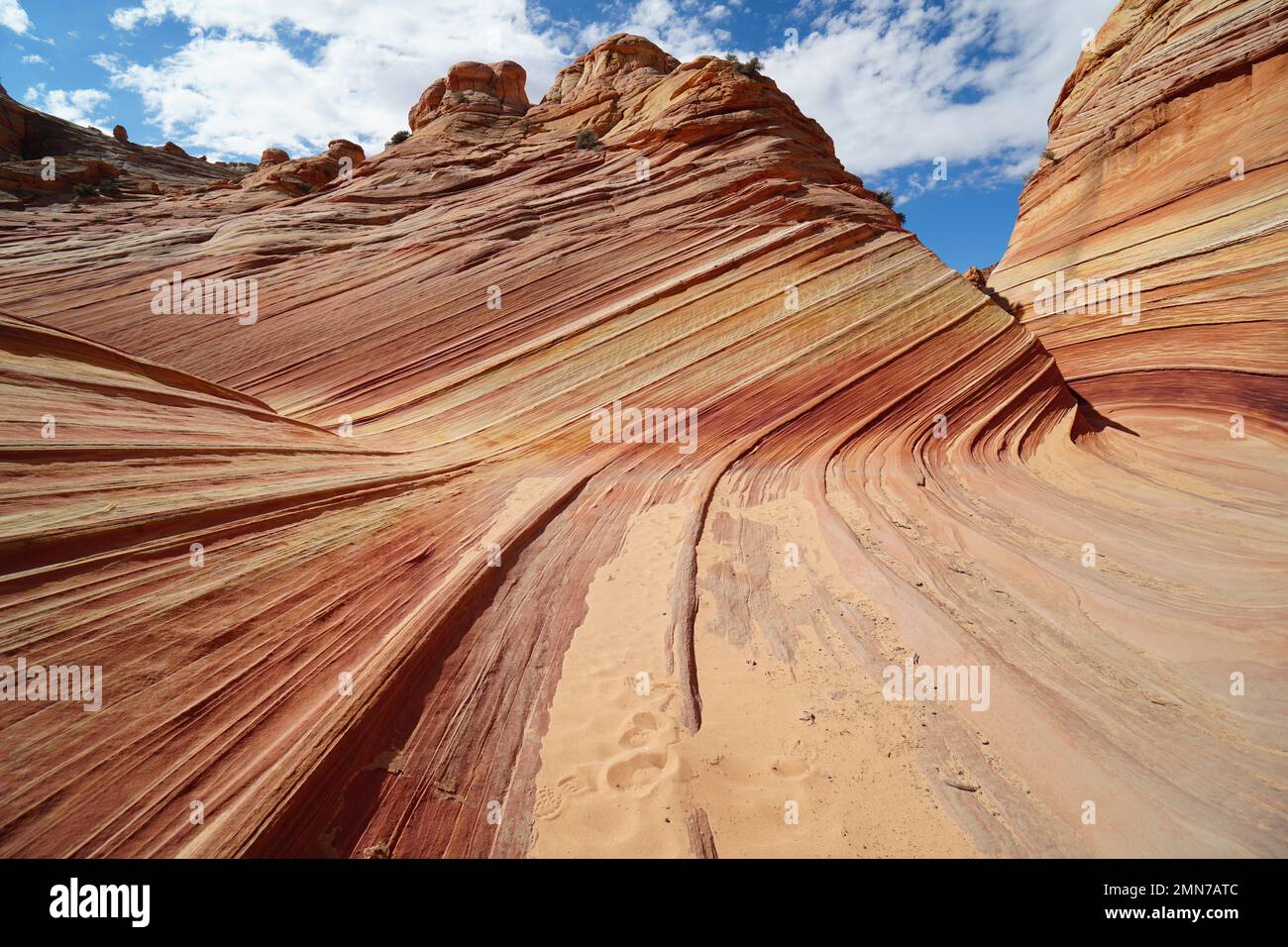 Paseando por l'onda Foto Stock