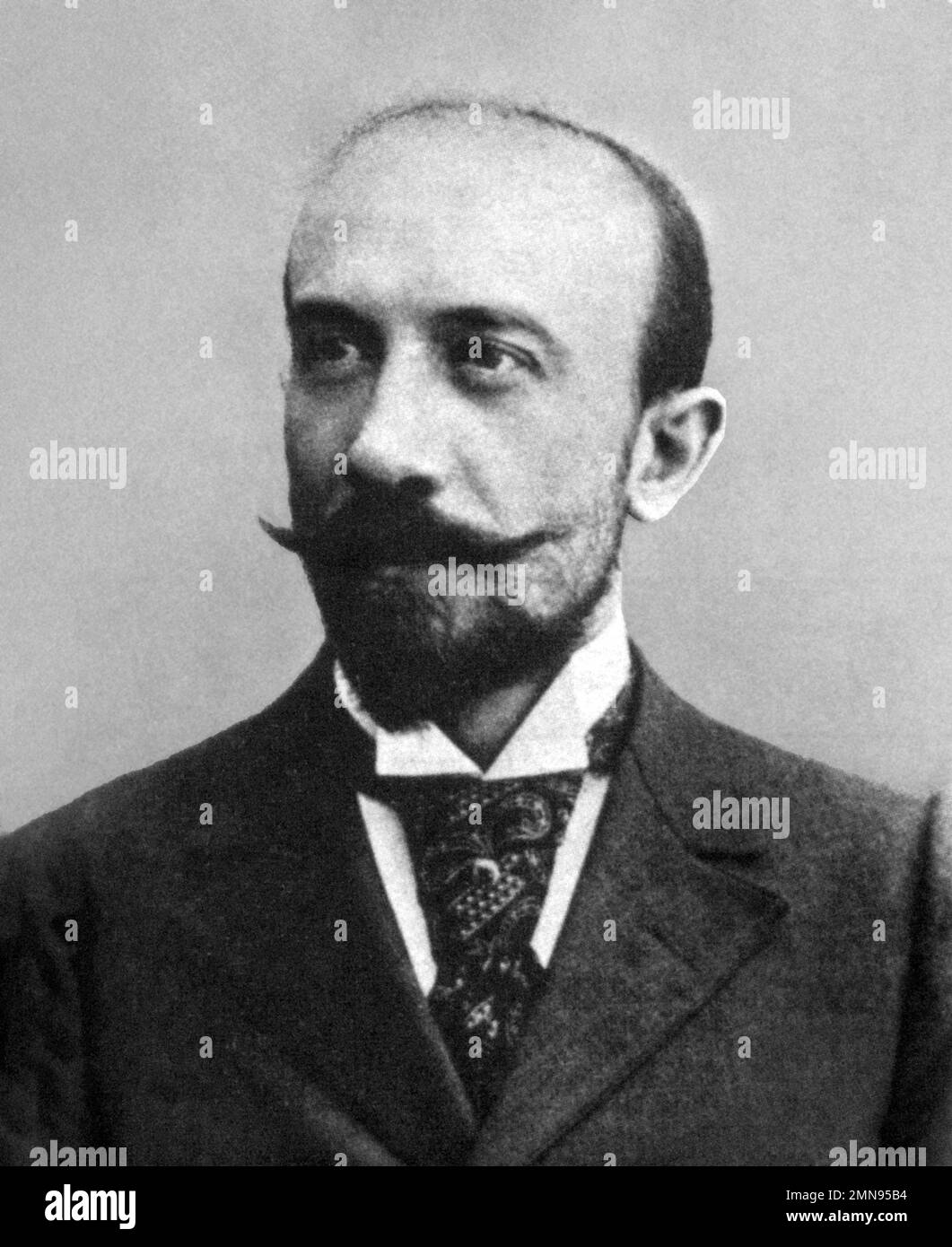 Georges Melies. Ritratto dell'illusionista, attore e regista francese, Marie-Georges-Jean Méliès (1861-1938), c. 1890 Foto Stock