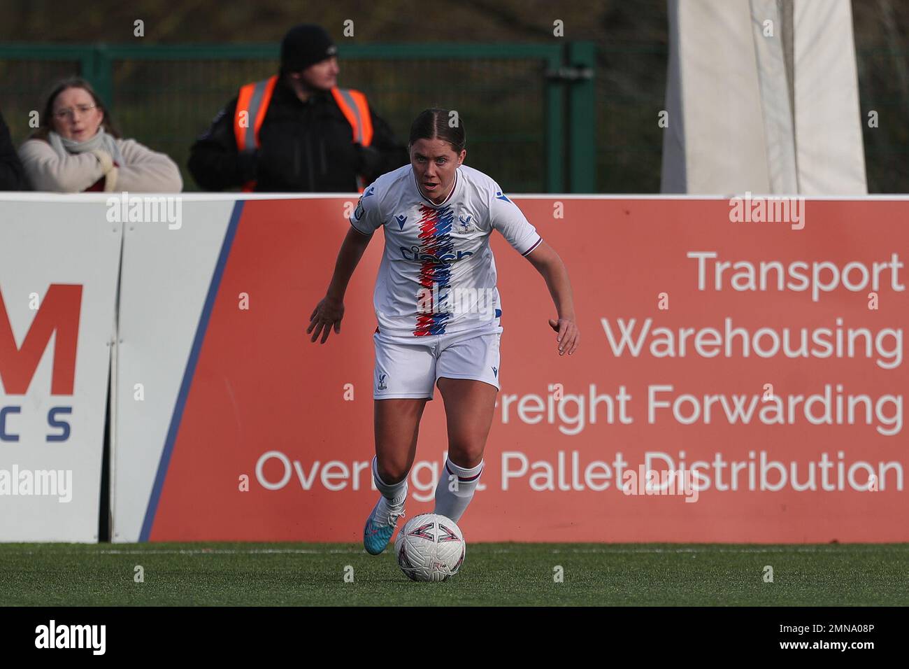 POLLY DORAN del Crystal Palace durante la partita della fa Cup 4th Round tra il Durham Women FC e il Crystal Palace al Maiden Castle, Durham, domenica 29th gennaio 2023. (Credit: Marco Fletcher | NOTIZIE MI) Credit: NOTIZIE MI & Sport /Alamy Live News Foto Stock