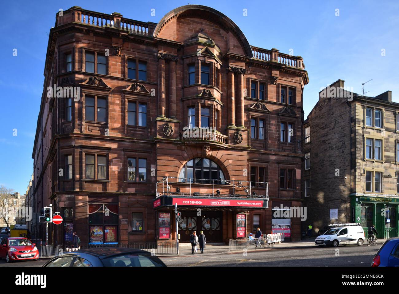 Edimburgo Scozia, Regno Unito 30 gennaio 2023. Vista generale del Teatro del Re. credito sst/alamy notizie dal vivo Foto Stock