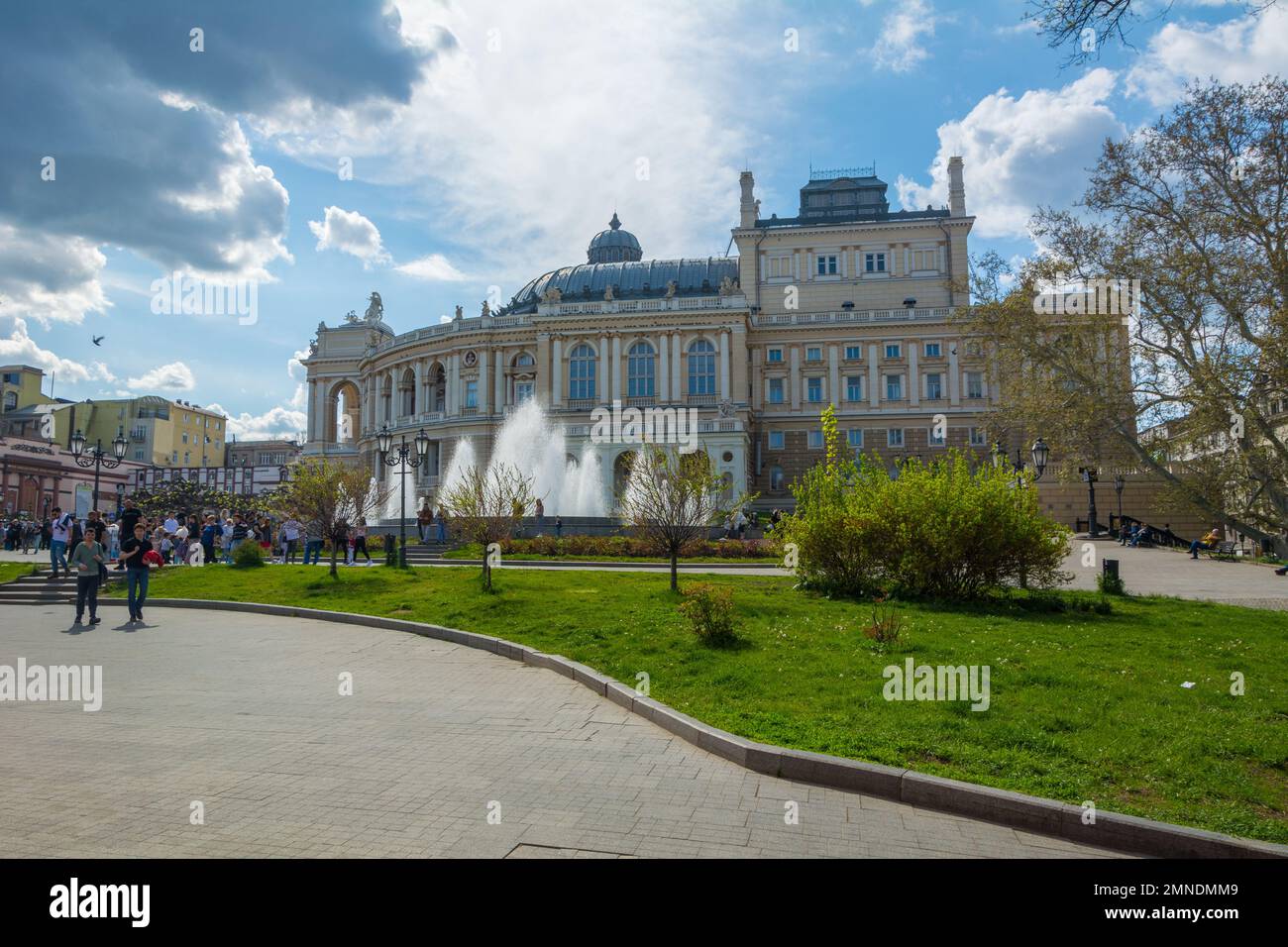 ODESSA, UCRAINA - Apr 29, 2019: Teatro dell'Opera e Balletto di Odessa Foto Stock