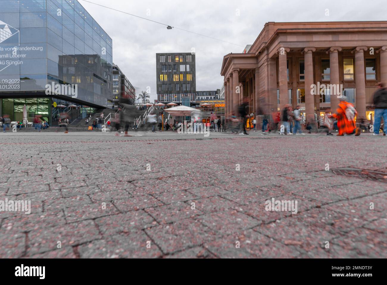 Via principale dello shopping Könistrasse nel centro della città, Shopping Passage Königsbau, Stoccarda, Baden Wuerttemberg, Germania meridionale, Europa Foto Stock
