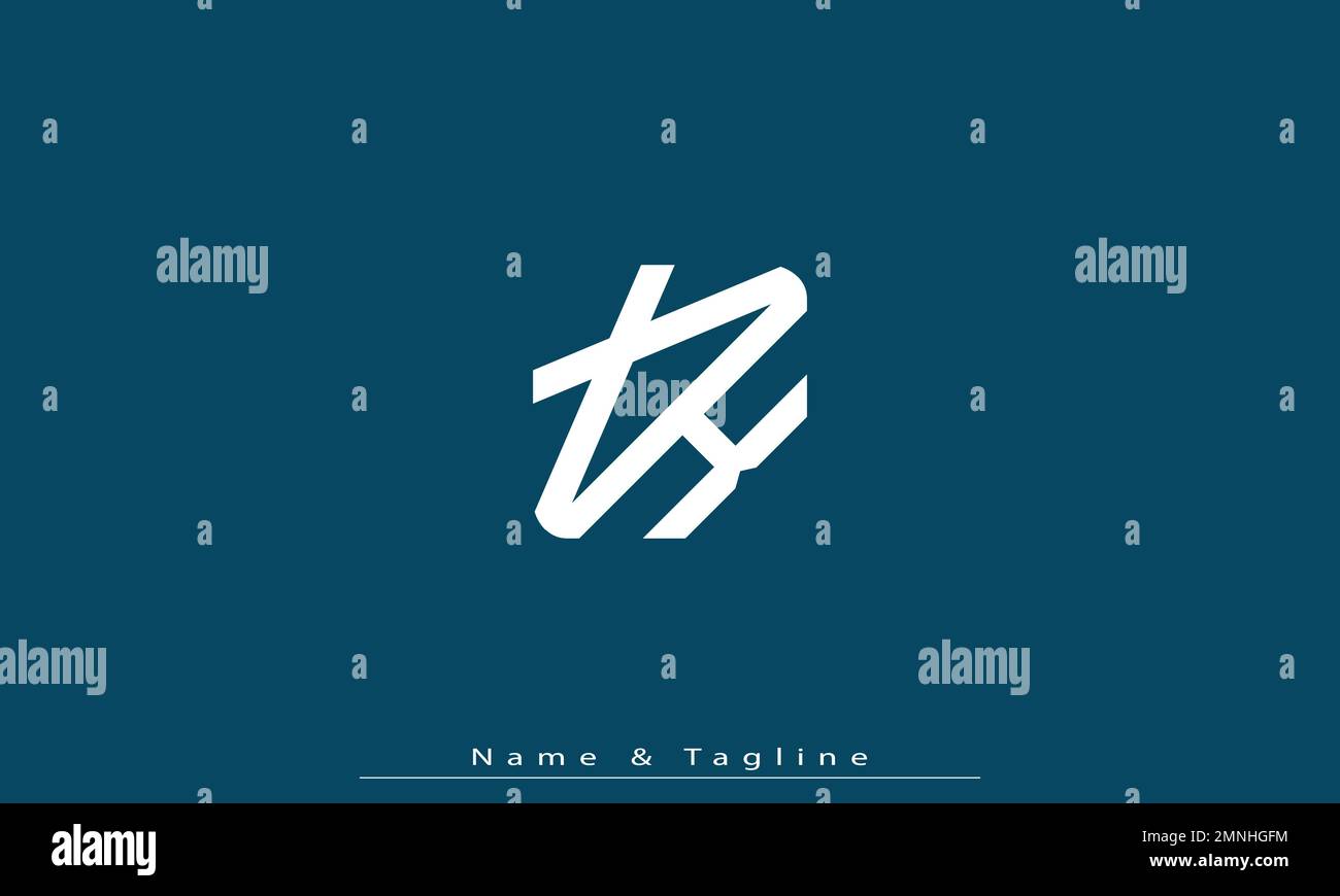 Lettere alfabetiche iniziali logo monogramma XK , KX Illustrazione Vettoriale