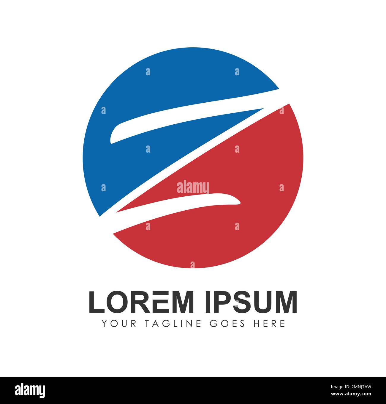 Cerchio Monogramma lettere iniziali icona del vettore Z Firma illustrazione su sfondo bianco isolato Illustrazione Vettoriale