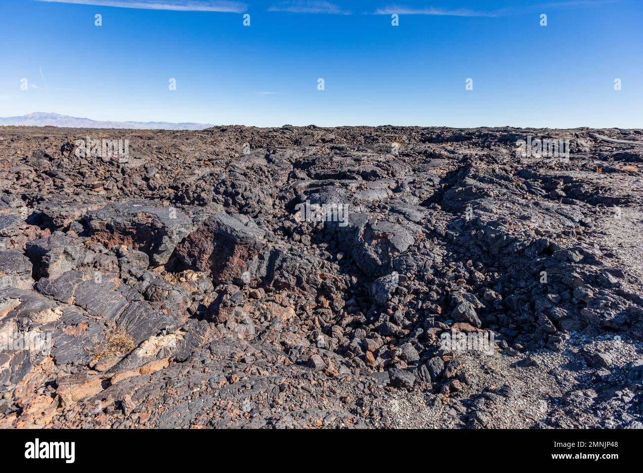 USA, Idaho, Arco, Lava al paesaggio vulcanico Foto Stock