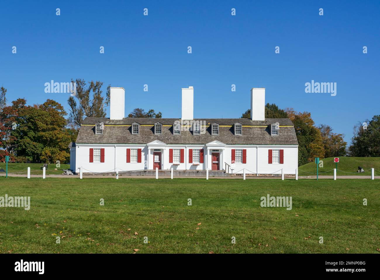 I Parchi Canada Fort Anne a Annapolis Royal, Nuova Scozia, Canada. Foto Stock