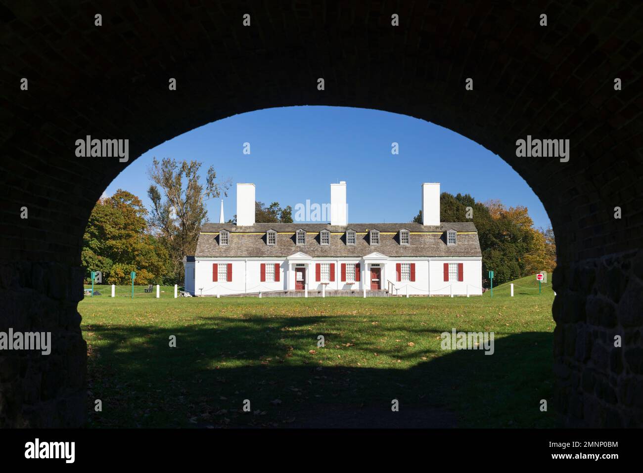 I Parchi Canada Fort Anne a Annapolis Royal, Nuova Scozia, Canada. Foto Stock