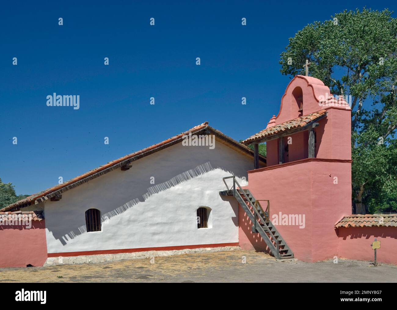 Cappella del la Purisima Mission state Park vicino a Lompoc, California, Stati Uniti Foto Stock