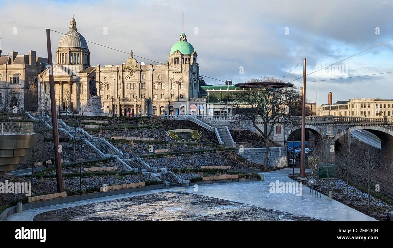 New Union Terrace Gardens, Aberdeen Foto Stock